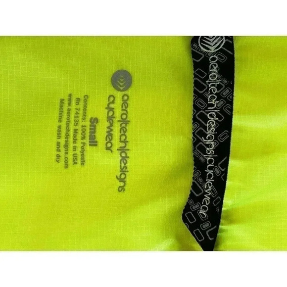 Aero Tech Men's Windproof Packable Safety Jacket High Visibility Windbreaker SM - Picture 14 of 14